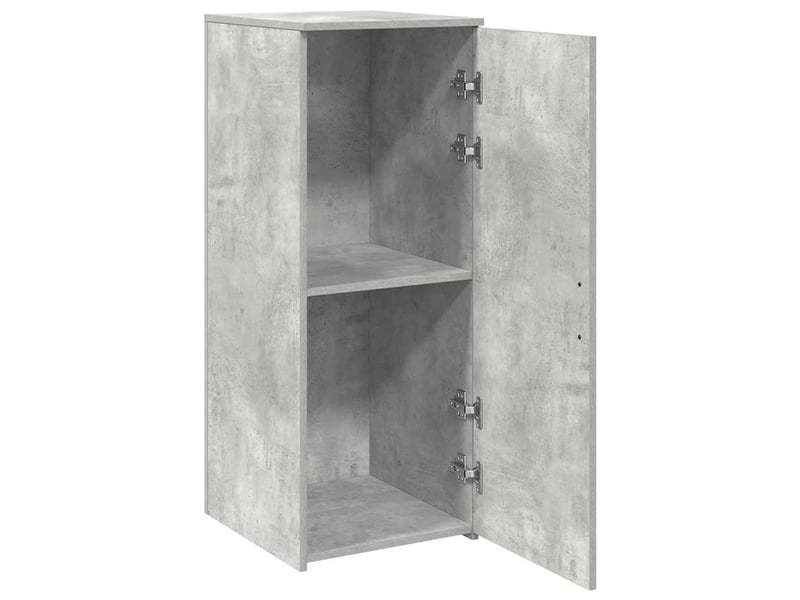  Armoire de rangement, rangement bureau gris béton 40x45x103,5cm bois d'ingénierie  - Conforama D