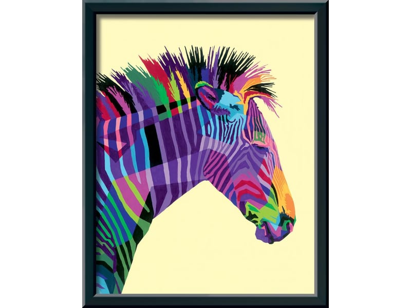  Creart grand zebre peinture au numero 4005556289943 - Conforama B
