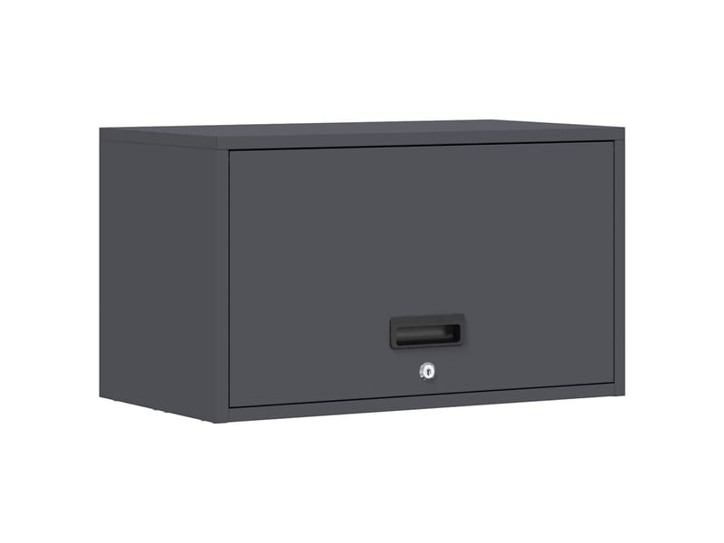  Armoire murale salon, meuble de rangement pour garage anthracite 60 x 33 x 35 cm  - Conforama A