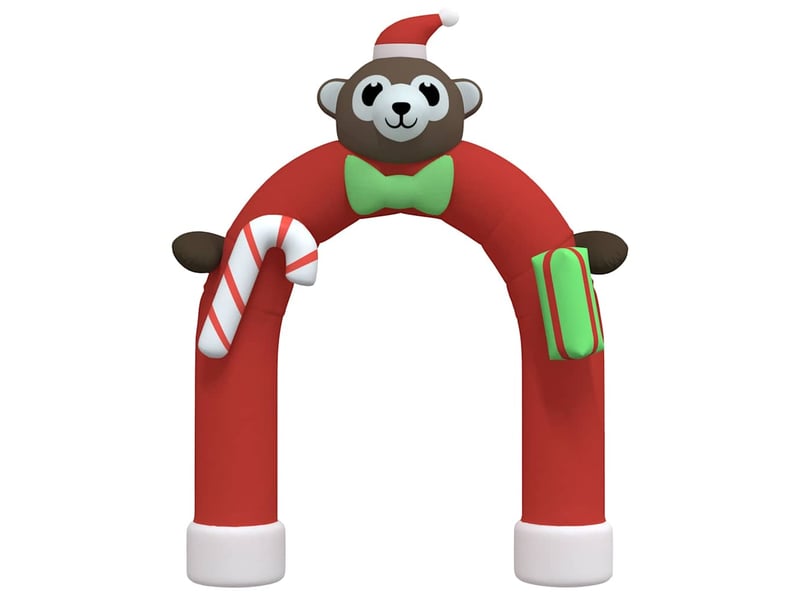  Porte de voûte gonflable de noël avec led 380 cm  - Conforama C