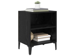 Table de chevet - cabinet de chevet - table de nuit 2 pc chêne noir 40 x 30 x 50 cm