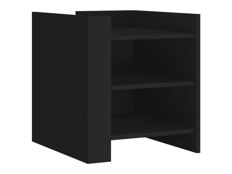  Table de chevet - cabinet de chevet - table de nuit noir 45x50x50 cm bois d’ingénierie  - Conforama A