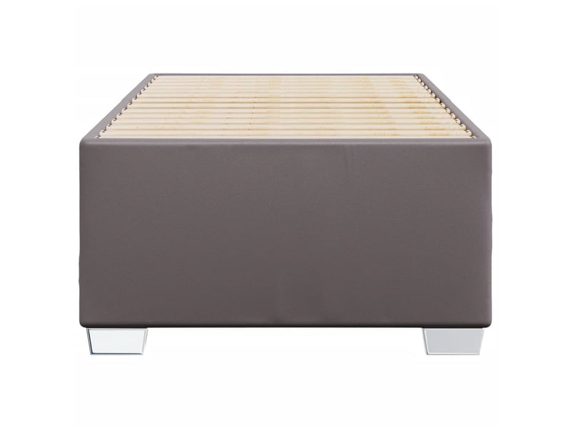  Lit simple- lit adulte -  cadre de lit sans matelas gris 80x200 cm similicuir  - Conforama C