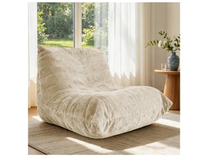 Fauteuil fixe <strong>BEAUNIV</strong> <strong></strong> Tissu beige vendu A l'unité