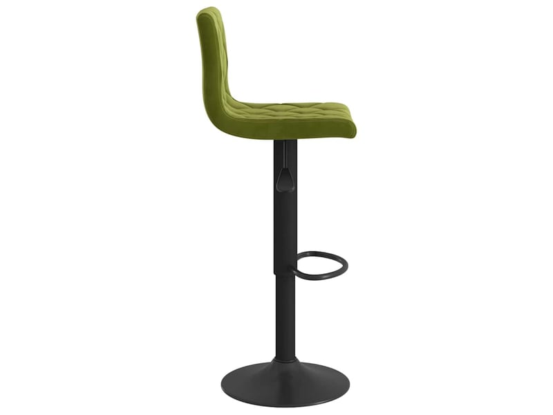  Lot de 2 tabouret de bar, chaise de bar vert clair velours shl33364  - Conforama E