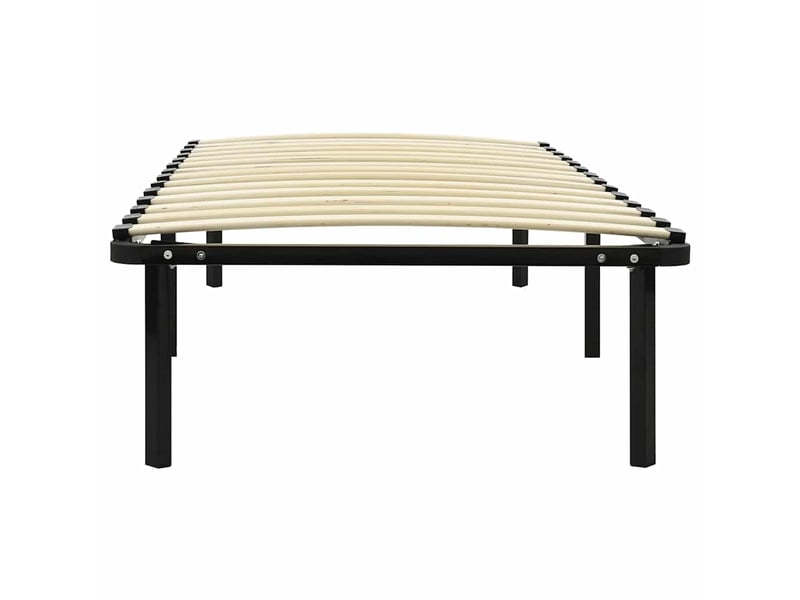  Lit simple- lit adulte -  cadre de lit noir métal 100x200 cm  - Conforama B