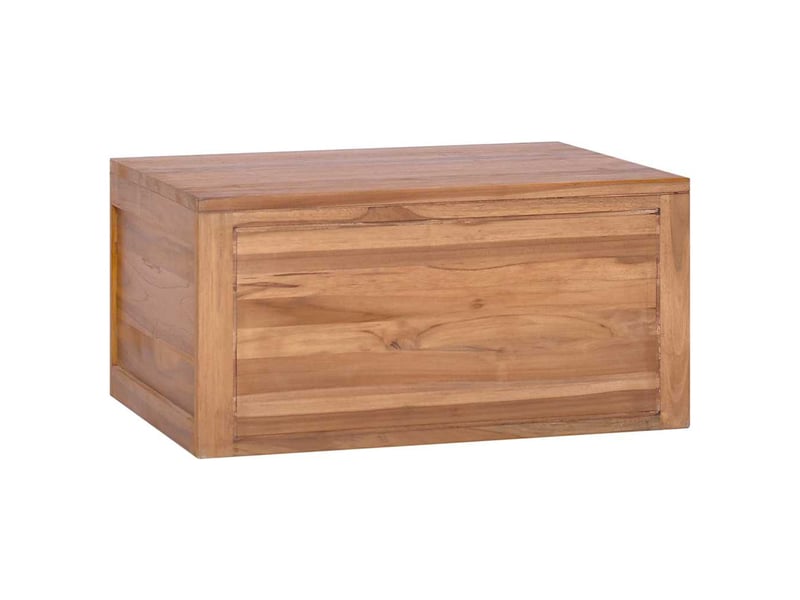  Armoire murale de salle de bain 60x45x30 cm bois de teck massif  - Conforama A