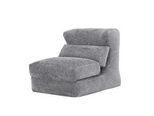 Fauteuil convertible MAISENTIEL Tissu gris vendu A l'unité