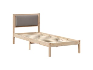 Lit simple 80x200 cm    coloris taupe