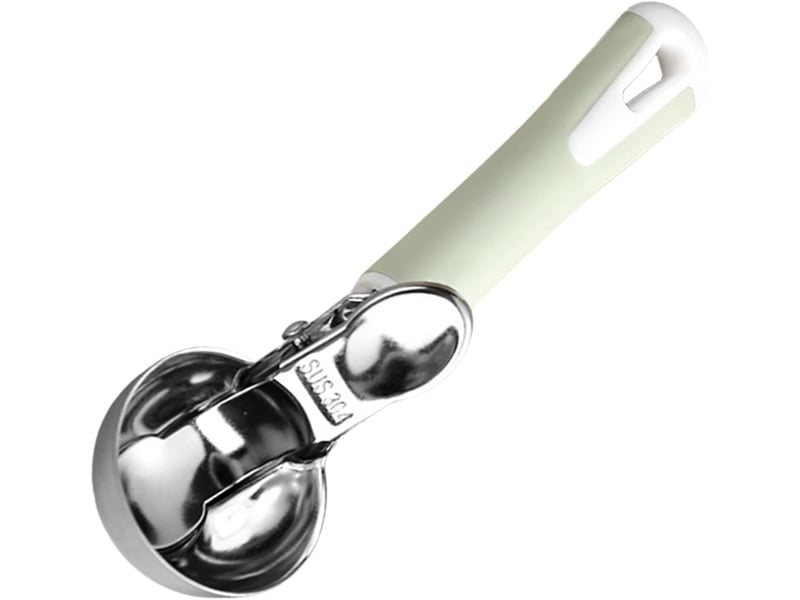  Cuillère à glace - acier inoxydable anti-adhésif résistant au gel,forme boule pour cuisines pâtisseries desserts préparation de boulettes pâte  - Conforama A