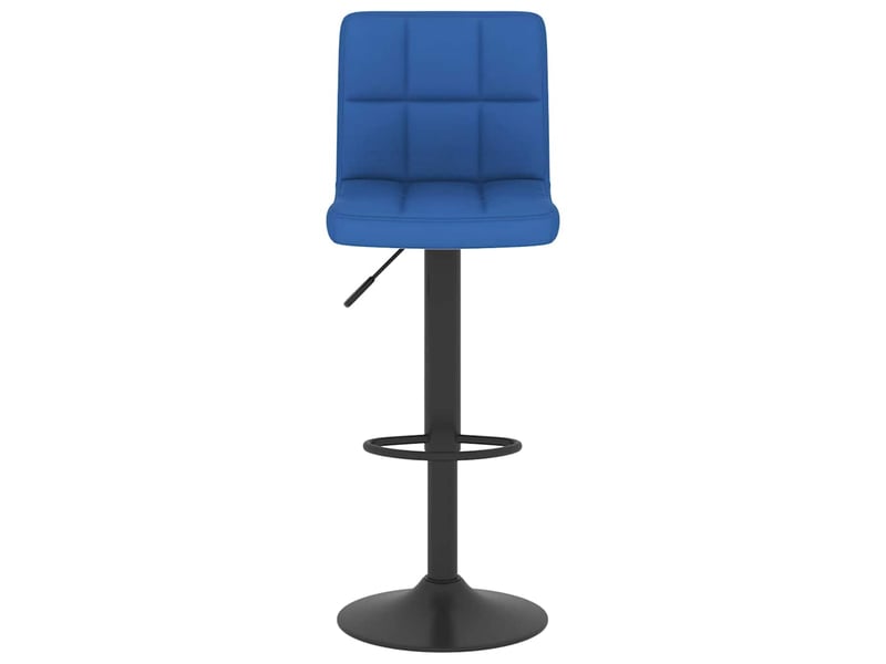  Lot de 2 tabouret de bar, chaise de bar bleu tissu shl65421  - Conforama D