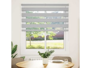 Store zèbre, store de fenêtre gris clair largeur du tissu 115,9 cm polyester cf48453