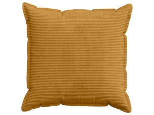 Lot de 6 housses de coussin houten jaune 70 x 70 cm velours côtelé cf49842