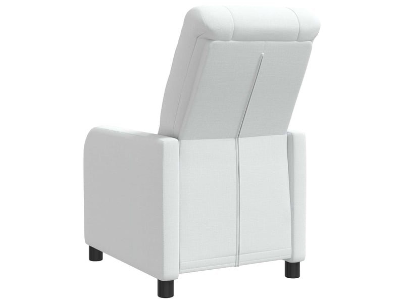  Vidaxl fauteuil inclinable blanc tissu  - Conforama E
