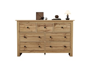 Buffet 0 porte(s) 7 tiroir(s) DZMDIP - 152 cm coloris bois clair
