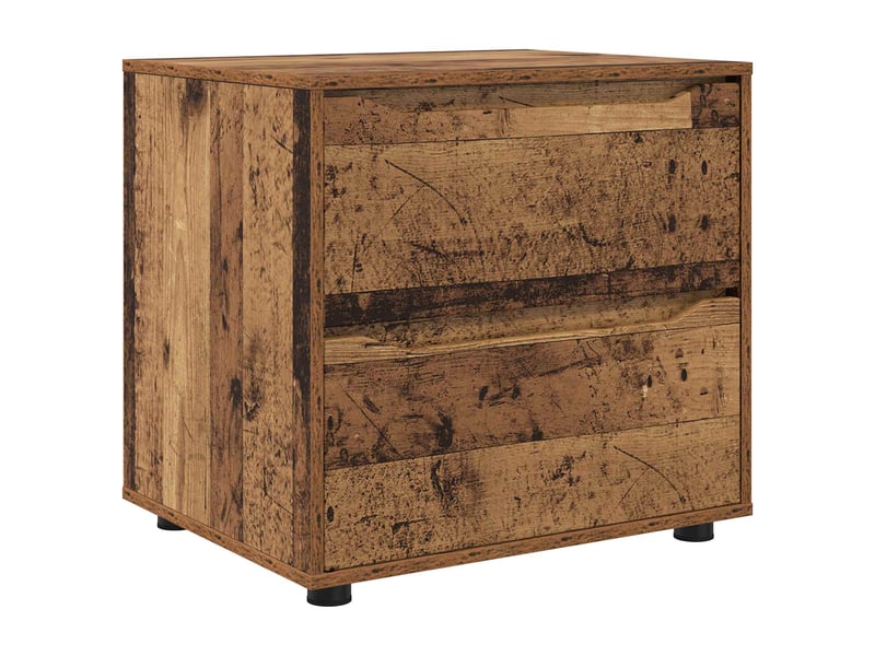  Armoire de rangement, commode de rangement 60 x 48 x 57 cm bois d'ingénierie shl5178  - Conforama A