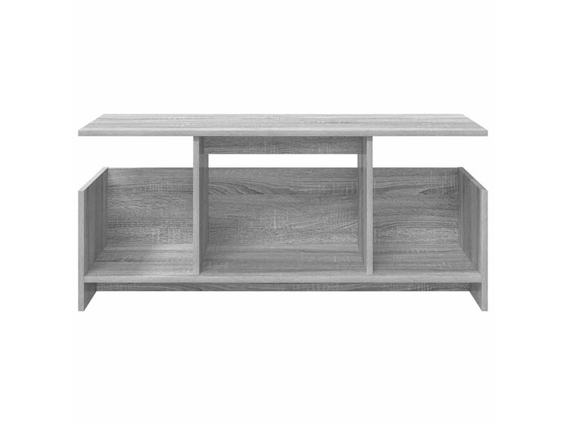  Meuble tv - banc tv - meuble de rangement 102 x 35 x 45 cm gris sonoma bois d'ingénierie  - Conforama E