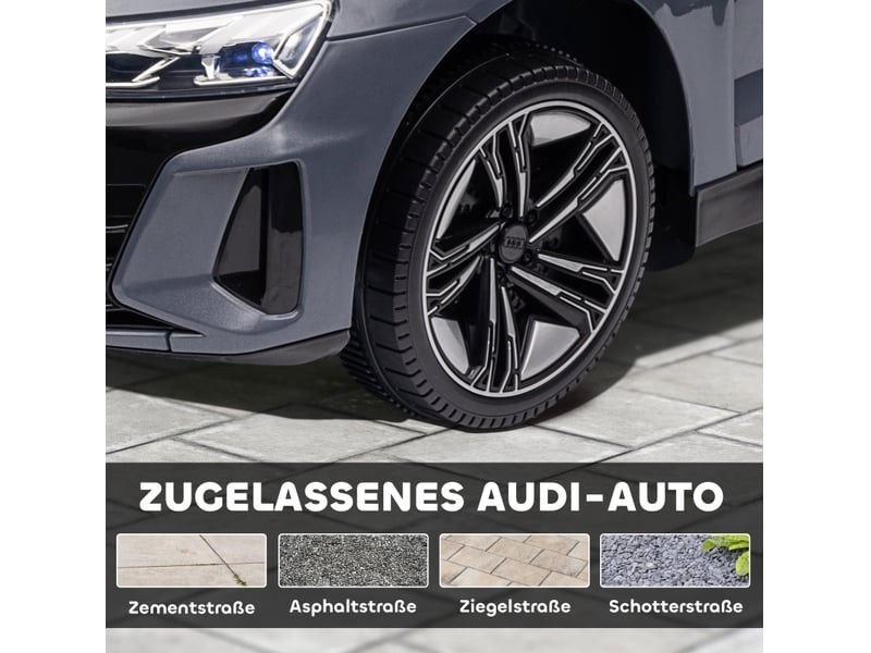  Voiture électrique enfant 12v 103x58x41 cm radiocommandée métal gris  - Conforama C