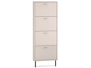 Meuble à chaussures 16 paire(s)  <strong>SELSEY</strong>  <strong>Caletto</strong> coloris taupe