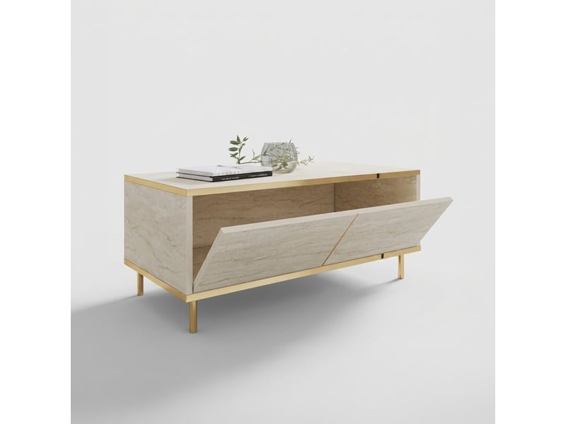  Table basse de salon avec rangement imaj  - Conforama C