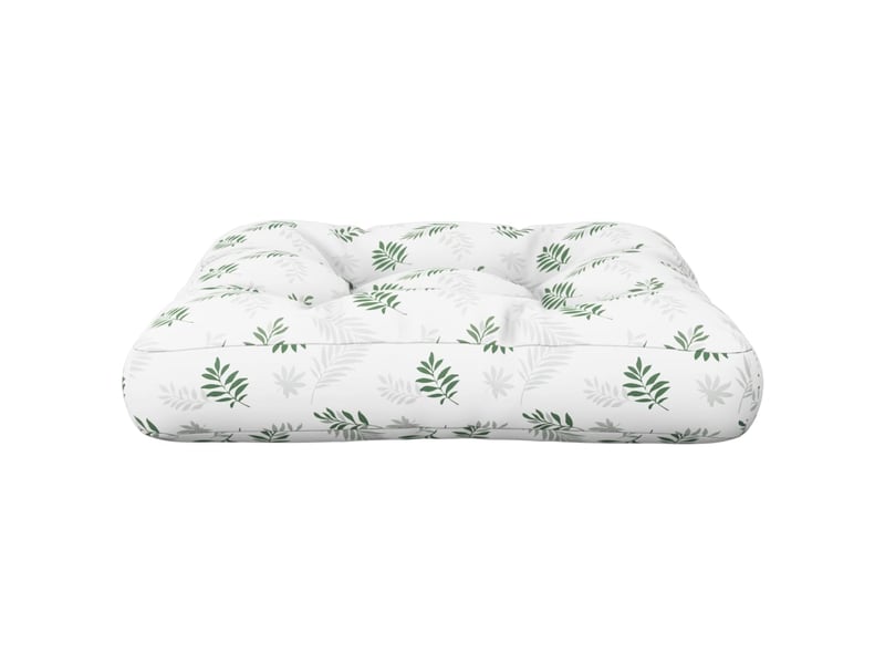  Coussin de palette, coussin de chaise, coussin de canapé motif de feuilles 50x50x12 cm tissu cf55384  - Conforama E