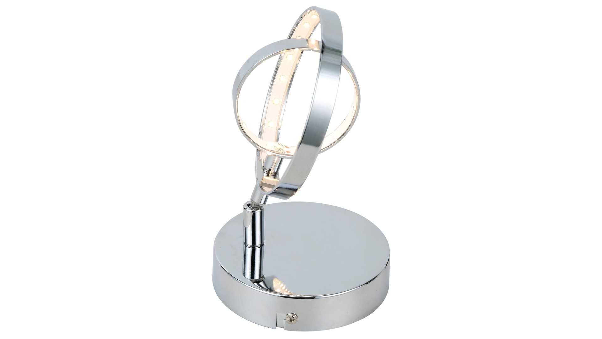 Spot mural Led RING 1 argenté 18 Conforama