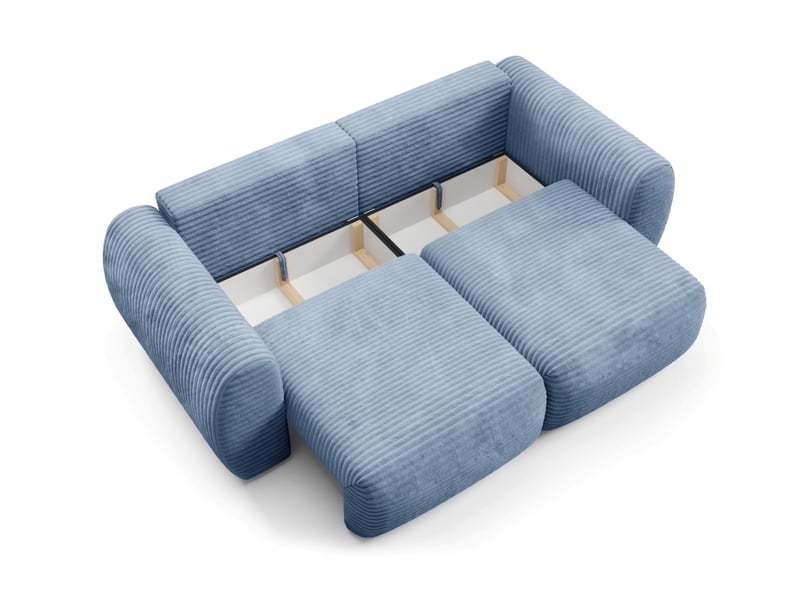  Canapé convertible premium cloud bleu  - Conforama E