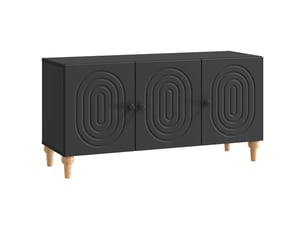 Meuble tv coloris noir 99 cm <strong></strong>  <strong></strong>