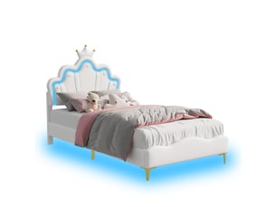 Lit simple 90x190 cm EZSSW coloris blanc