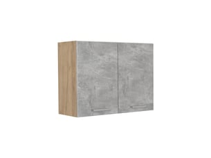 Vicco armoire en verre, bétonchêne doré, 80cm
