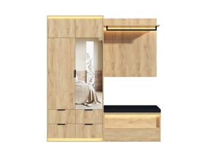 Armoire     <strong>SWEIKO</strong> <strong></strong> coloris naturel largeur 180 cm