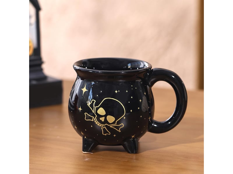  Mug en céramique, halloween, noir, 13 × 9,5 cm  - Conforama B