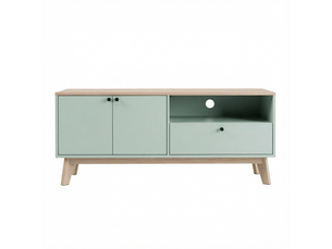 Meuble tv coloris vert 120 cm <strong>PANGIVO</strong>  <strong>T5828P549492</strong>