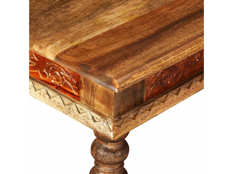 Table basse - table de salon - table à thé bois et de manguier 110x60x38 cm  - Conforama D