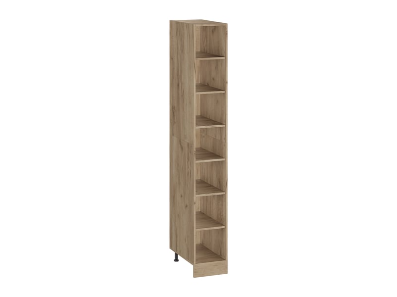 Vicco etagère de cuisine, chêne doréchêne doré, 30cm avec 7 compartiments - Conforama A