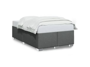 Lit 2 places 120x190cm    coloris gris