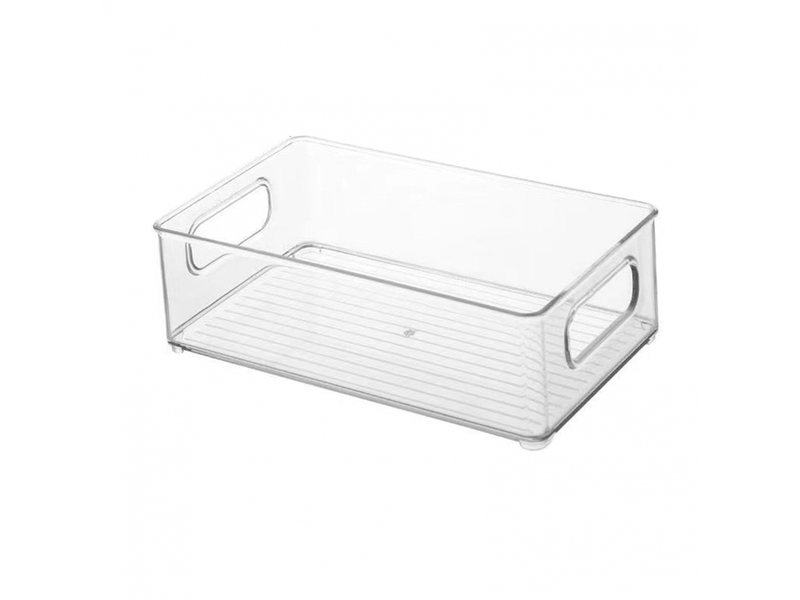 Boîte de rangement transparente en acrylique pour bureau, présentoir pour maquillage, conteneurs pour mas  - Conforama D
