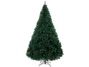 Sapin de noël artificiel de 270 cm avec 2418 extrémités de branches articulées