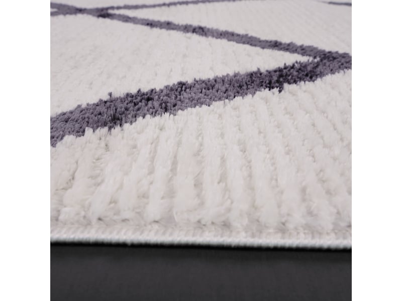 Ouarain - tapis berbère sirta 200 x 290 cm Z-BERBER200290501IVORY - Conforama D