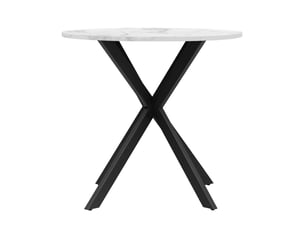 Table  rond(e) fixe bicolore  ELBA - 80 cmx80 cm- 80 cm