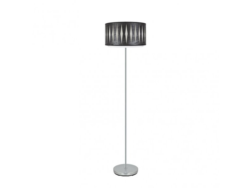  Lampadaire fabrilamp alexandra e27 coloris chromébois noir 162 x 40 x 40 cm 177841009 - Conforama A