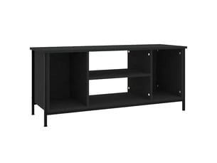 Meuble tv coloris noir 102 cm
