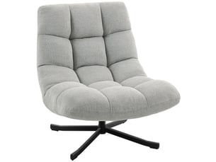 Fauteuil fixe pivotant    Tissu gris