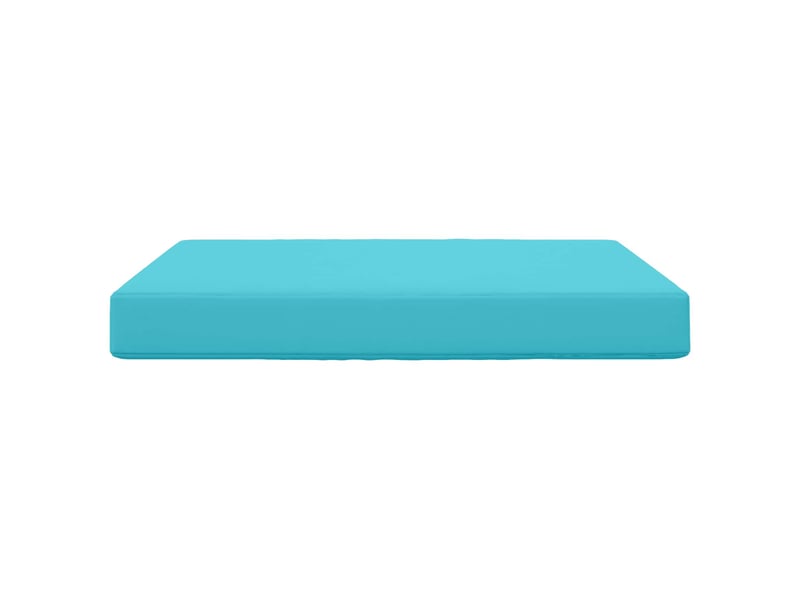  Coussin de canapé d'extérieur, coussin de chaise polyester turquoise 80 x 80 cm cf54179  - Conforama D