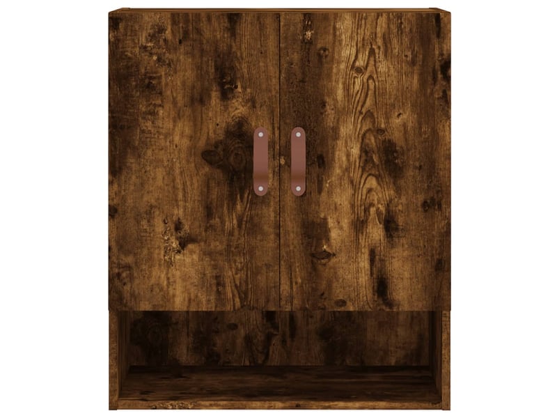  Armoire murale salon, meuble de rangement chêne fumé 60x31x70 cm bois d'ingénierie shl9308  - Conforama E