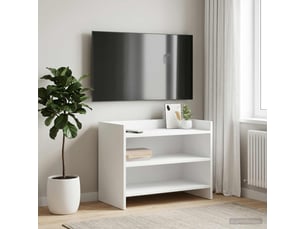 Meuble tv coloris blanc 60 cm <strong></strong>  <strong></strong>