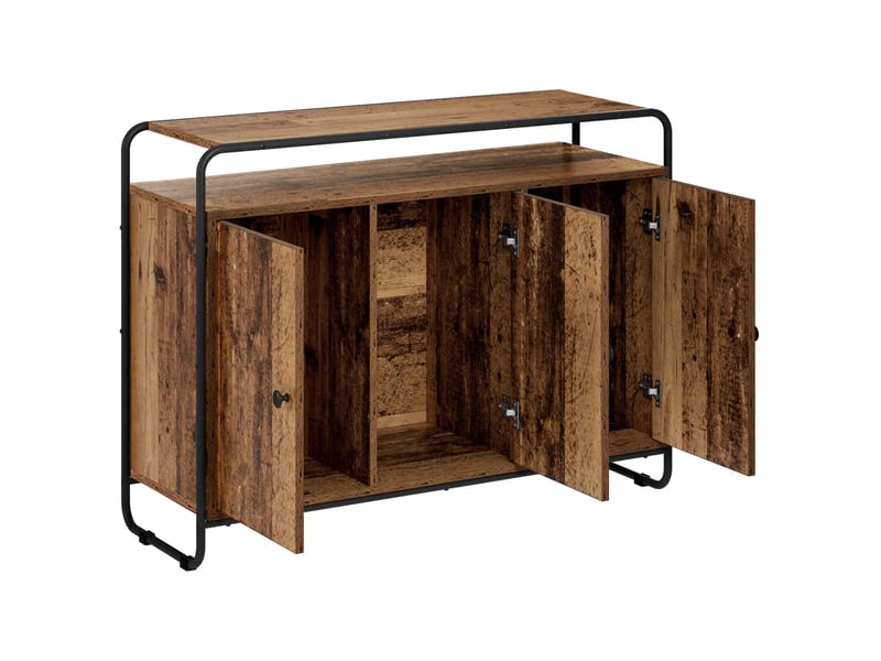  Buffet salon, buffet de rangement bois ancien 102x35x75 cm bois d'ingénierie shl68188  - Conforama C