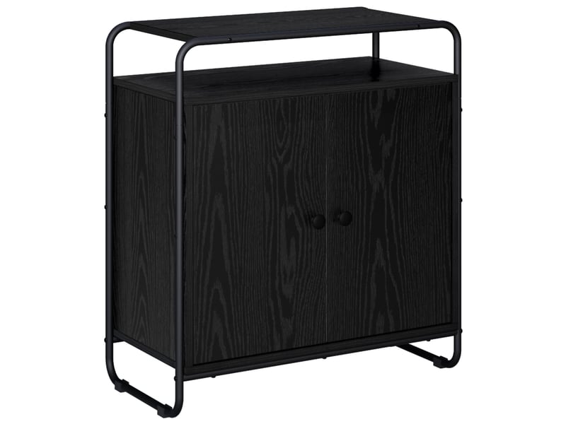  Buffet salon, buffet de rangement chêne noir 68x35x75 cm bois d'ingénierie shl40170  - Conforama A