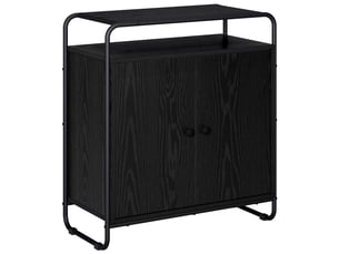 Buffet 2 porte(s)     - 68 cm coloris noir 