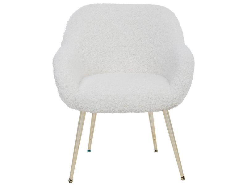  Chaise en bois rembourrée blanche 66x65x82 cm h  - Conforama B